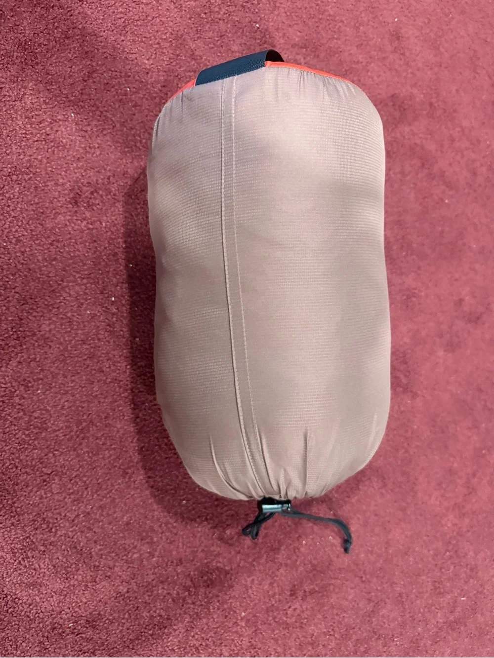 Poler Outdoors Camp Vibes Hoodie Sleeping Bag Napsack teal and orange gorpcore